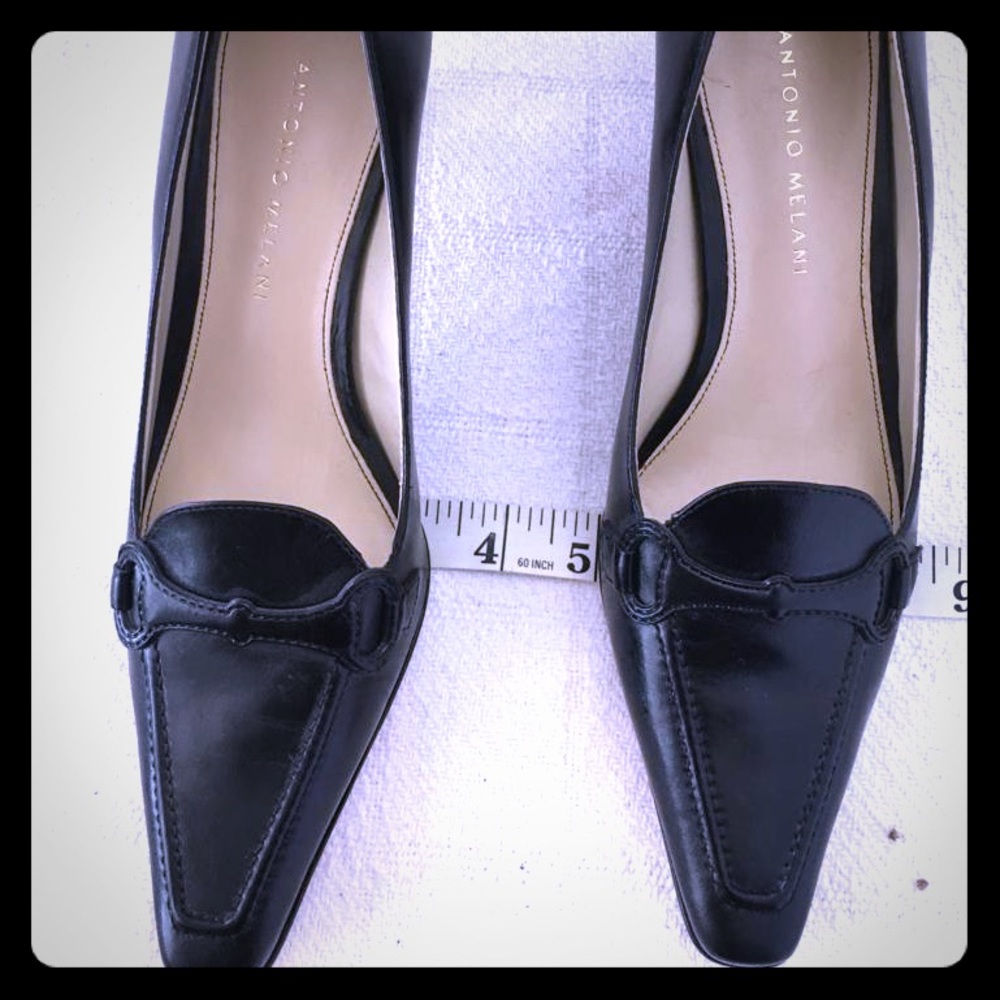 Antonio Melani Glove Fit Pointed Heels -Black 7M